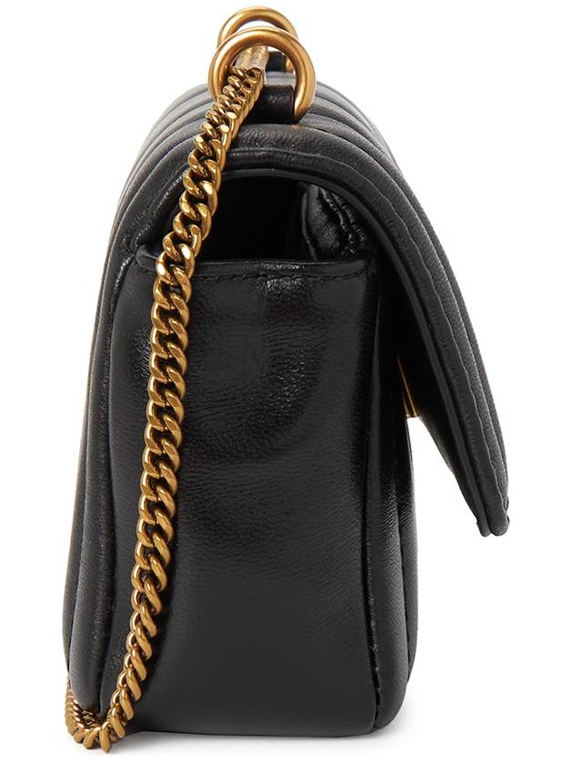 Kira Flap Mini Shoulder Bag Black - TORY BURCH - BALAAN 4