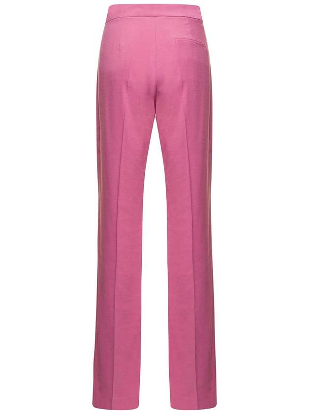 Pink Straight Trousers Galdys In Viscose Woman - ANDAMANE - BALAAN 2