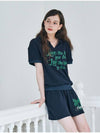 MET Summer Knit Collar T Shirt Navy - METAPHER - BALAAN 4