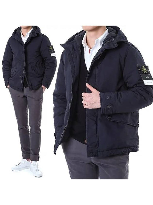 David-TC Down Short Parka Navy - STONE ISLAND - BALAAN 2