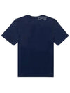 Fox Head Patch Classic Short Sleeve T-Shirt Ink Blue - MAISON KITSUNE - BALAAN 3