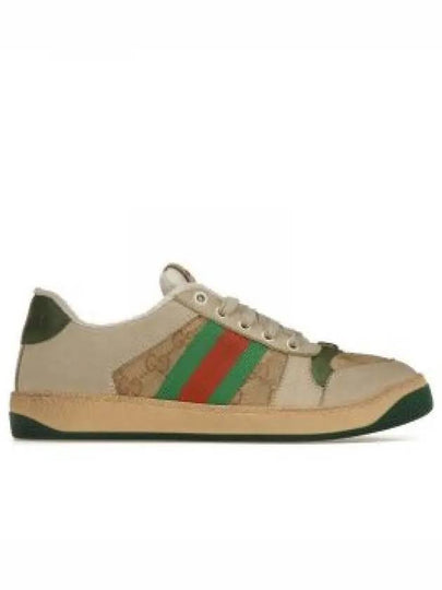 Screener GG Canvas Low Top Sneakers - GUCCI - BALAAN 2