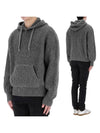 Wool Viscose Hoodie Grey - AMI - BALAAN 2