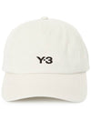 Y 3 Dad Cap IN2390 TALC Unisex - YOHJI YAMAMOTO - BALAAN 2