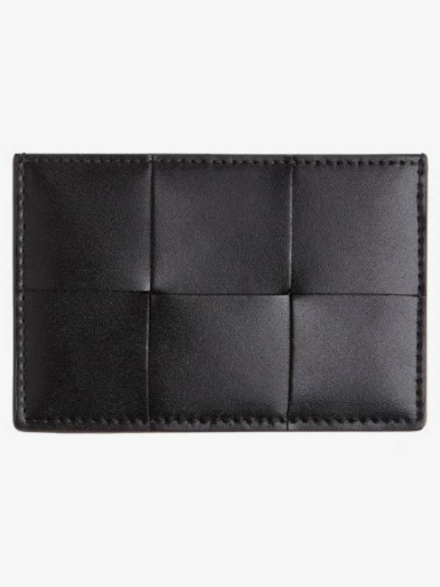 Intrecciato Cassette Card Wallet Black - BOTTEGA VENETA - BALAAN 2