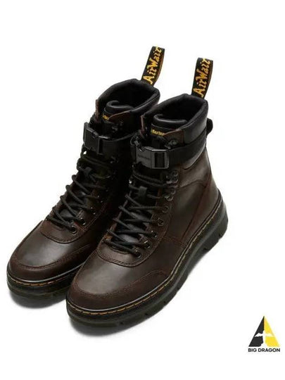 Dr Martens Combs Tech Leather Crazy Horse Dark Brown 27804201 - DR. MARTENS - BALAAN 2