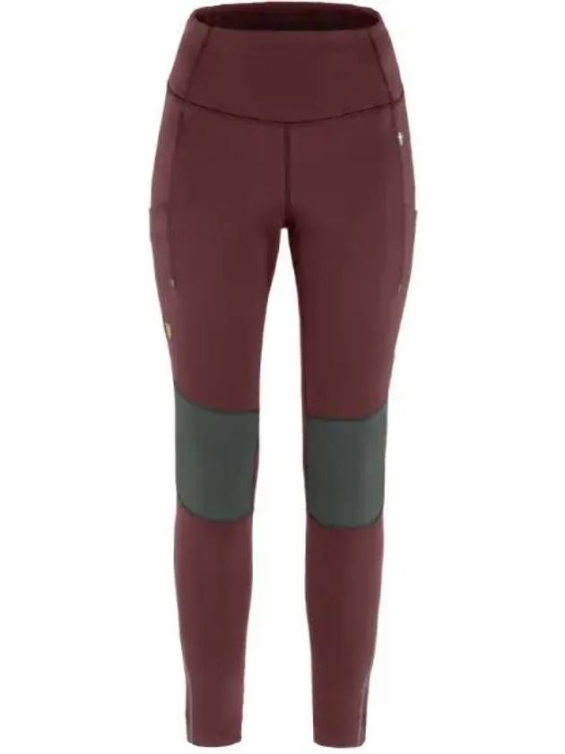 Women's Abisko Varm Trekking Tights Port Iron Grey - FJALL RAVEN - BALAAN 2