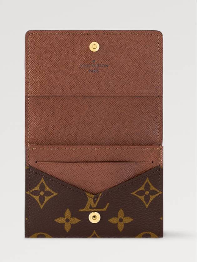 Enveloppe Carte De Visite Monogram Card Wallet Brown - LOUIS VUITTON - BALAAN 4