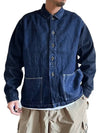 Army denim jacket 80470030003 INDIGO - NIGEL CABOURN - BALAAN 2