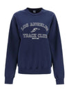 Logo Crew Neck Cotton Sweatshirt Navy - SPORTY & RICH - BALAAN 1