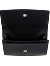 Intrecciato Flap Card Wallet Black - BOTTEGA VENETA - BALAAN 3