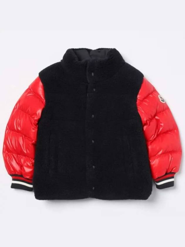 Kids Logo Patch Teddy Down Padding1A00025809J0 742 - MONCLER - BALAAN 1