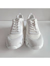 Bouncing Sneakers Mesh Suede Goatskin Blanc Blanc - HERMES - BALAAN 4