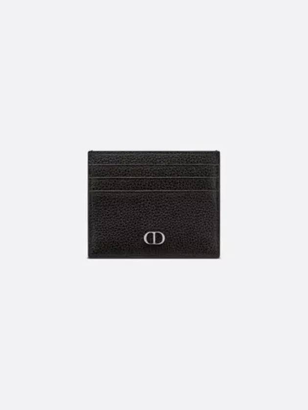 CD Icon Grained Calfskin Card Wallet Black - DIOR - BALAAN 2