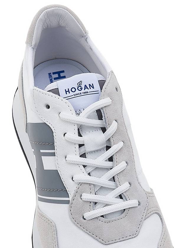 H601 Logo Low Top Sneakers White Gray - HOGAN - BALAAN 9