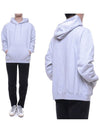 Logo Cotton Hoodie Light Grey - MSGM - BALAAN 2