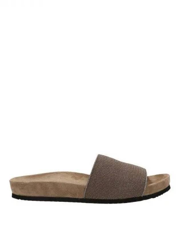 Monili Band Leather Slide 271366 - BRUNELLO CUCINELLI - BALAAN 1