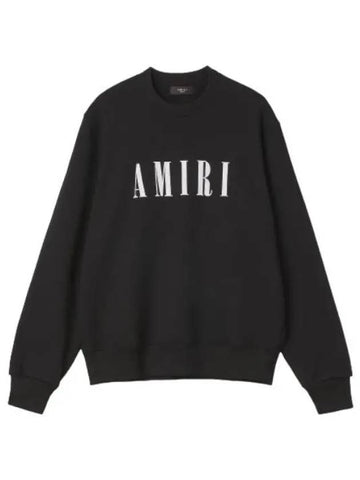 Core Logo Sweatshirt Black T Shirt - AMIRI - BALAAN 1