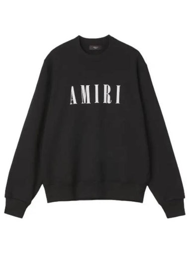 Core Logo Sweatshirt Black - AMIRI - BALAAN 1