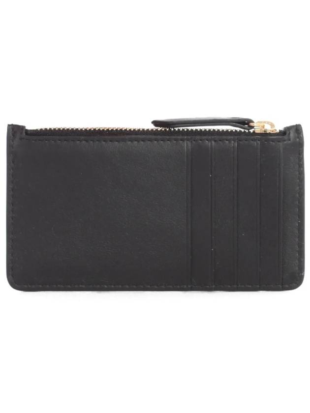 Signature Stitch Zipper Card Wallet Black - MAISON MARGIELA - BALAAN 3