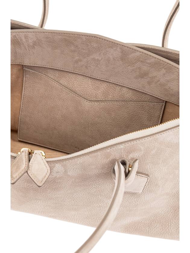 Alaïa Shoulder Bag Le Teckel Tote, Women's, Beige - ALAIA - BALAAN 5