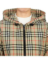 Check Hooded Jacket Archive Beige - BURBERRY - BALAAN 10