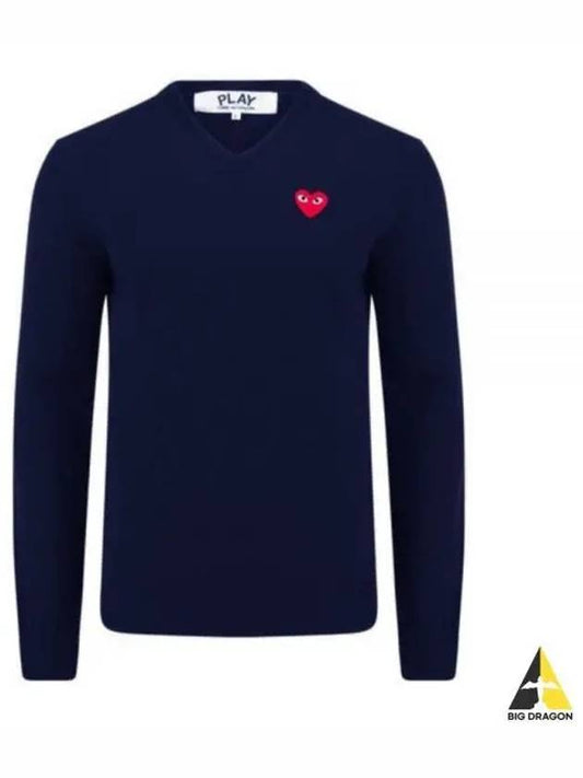 Red Heart Waffen AZ N002 051 2 Men s Wool Knit - COMME DES GARCONS - BALAAN 1