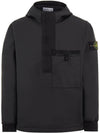 Waffen Patch Felpa Diagonal Gomata Anorak Black - STONE ISLAND - BALAAN 2