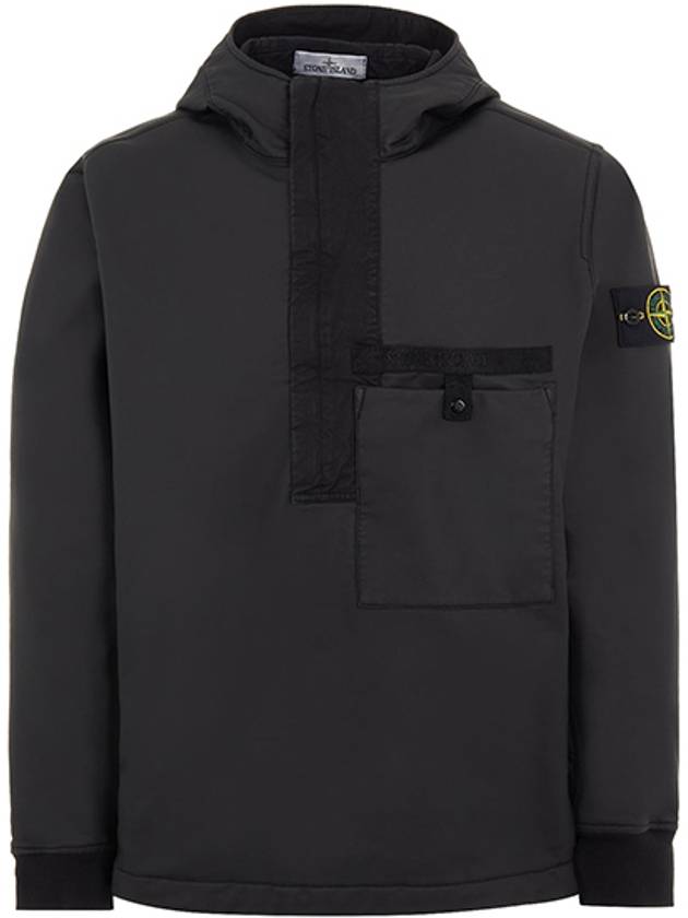 Waffen Patch Felpa Diagonal Gomata Anorak Black - STONE ISLAND - BALAAN 2