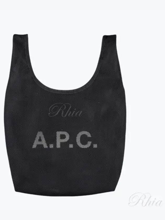 Logo Rebound Mesh Tote Bag Black - A.P.C. - BALAAN 2