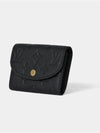 Rosalie Monogram Coin Purse Black - LOUIS VUITTON - BALAAN 3