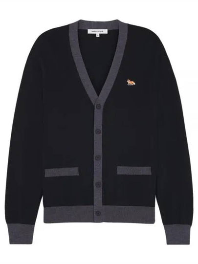 Baby Fox Patch Regular Cardigan Black - MAISON KITSUNE - BALAAN 2