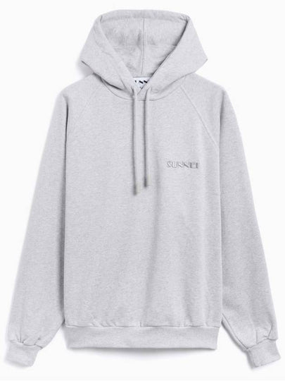 Embroidered Logo Hoodie Grey - SUNNEI - BALAAN 2