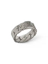 LV Mosaic Chain Ring Silver - LOUIS VUITTON - BALAAN 3