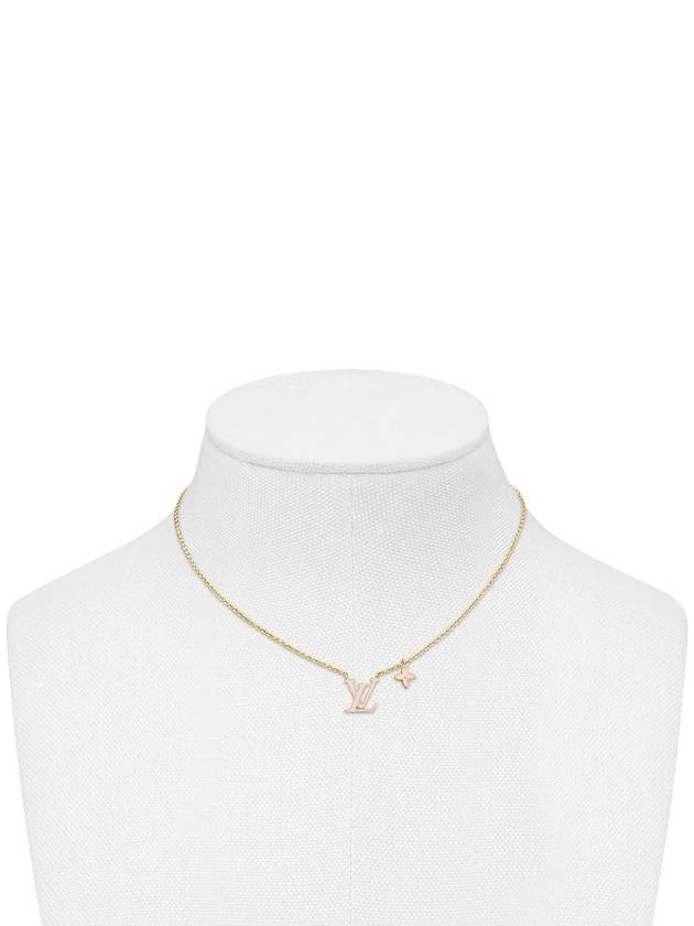 LV Iconic Enamel Necklace Gold - LOUIS VUITTON - BALAAN 5