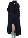 Paolore wool coat dark blue 2429016151600 012 - MAX MARA - BALAAN 4