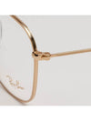 Glasses Frame RB3857VF 3086 Square Gold Frame Men Women Fashion - RAY-BAN - BALAAN 5