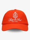 Logo Embroidered Baseball Cap Hat AC962CE - SPORTY & RICH - BALAAN 2