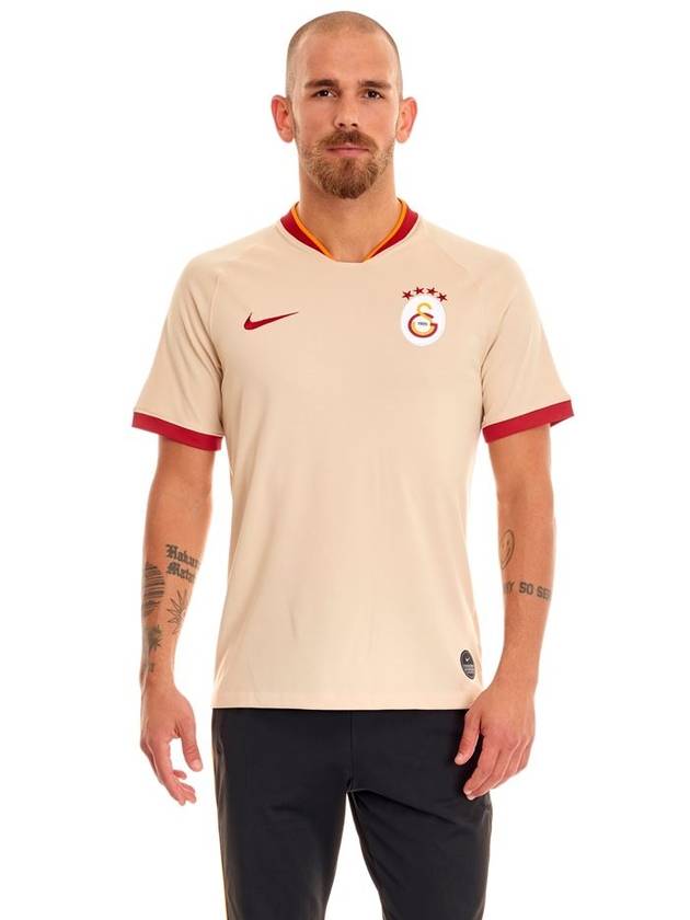 Galatasaray Stadium Away Short Sleeve T-Shirt Beige - NIKE - BALAAN 9