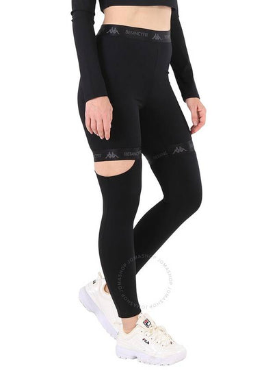 Kappa X Befancyfit Ladies Black Cut-Out Leggings, Size X-Small - KAPPA KONTROLL - BALAAN 2