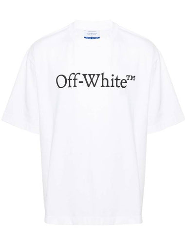 Big Bookish Skate cotton T-shirt - OFF WHITE - BALAAN 1