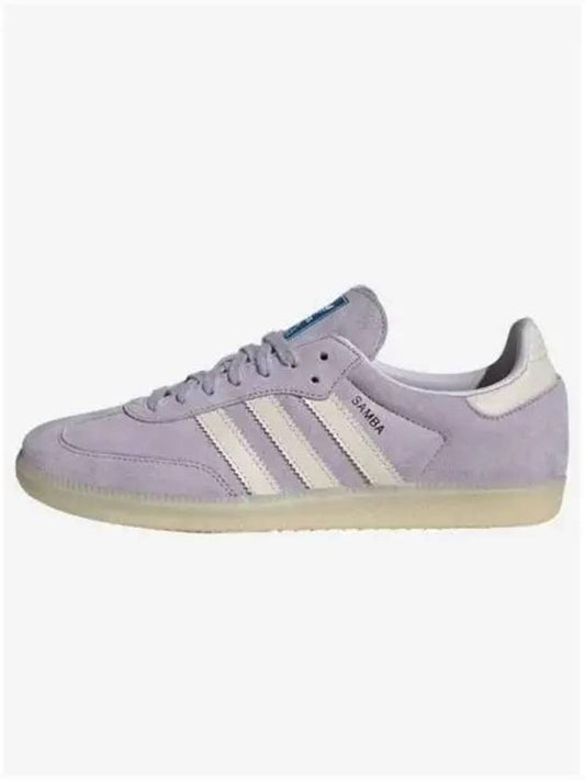 Samba OG Suede Low Top Sneakers Silver Dawn - ADIDAS - BALAAN 2