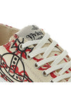 Plimsoll Cotton Low Top Sneakers Beige - VIVIENNE WESTWOOD - BALAAN 9