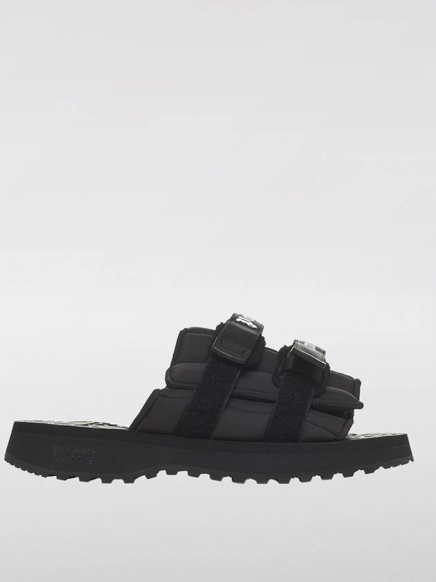 Suicoke Moto P Touch Strap Slippers Black - PALM ANGELS - BALAAN 2