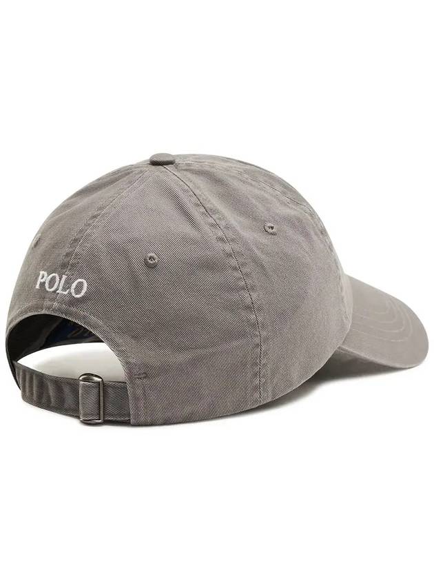 Embroidered Pony Ball Cap Grey - POLO RALPH LAUREN - BALAAN 4