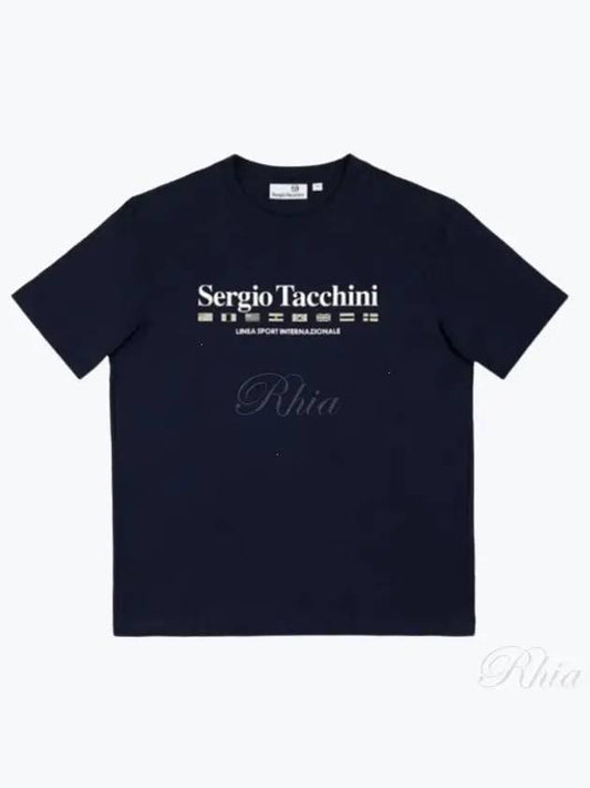 24 Monda T shirt STS24M50806 Maritime Blue - SERGIO TACCHINI - BALAAN 1