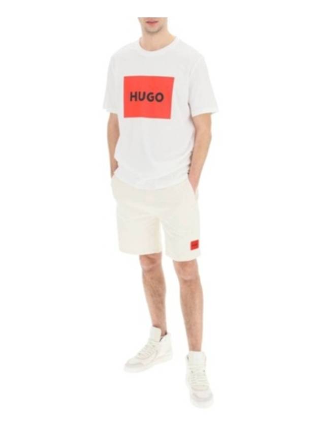 Logo short sleeve white t shirt50467952 10229761 100 - HUGO BOSS - BALAAN 4