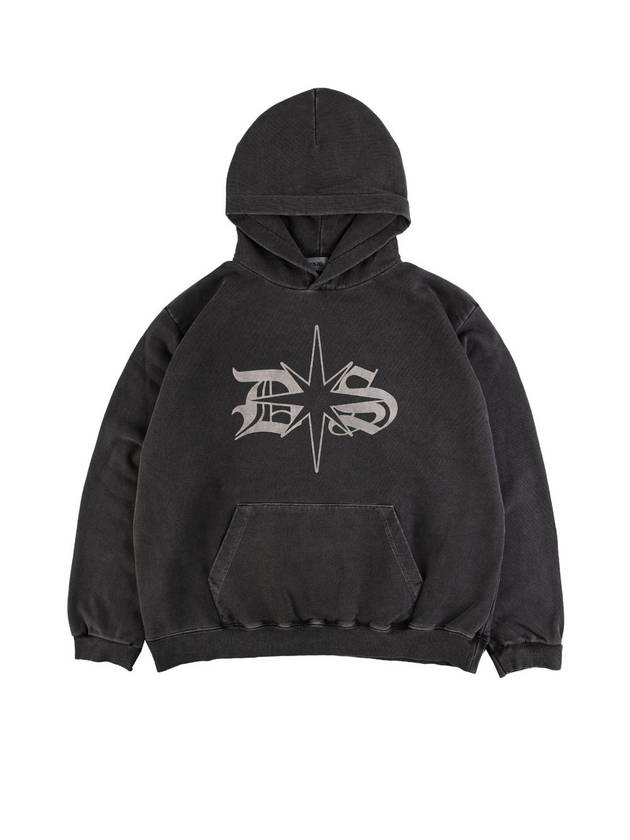 Men's DS Logo Hoodie Pigment Black 23FW008 - APEX DESIGN - BALAAN 2