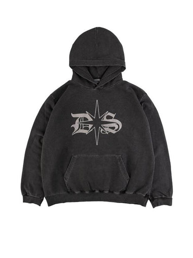 Men's DS Logo Hoodie Pigment Black - APEX DESIGN - BALAAN 1