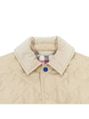 Kids Corduroy Collar Diamond Quilted Jacket Beige - BURBERRY - BALAAN 6